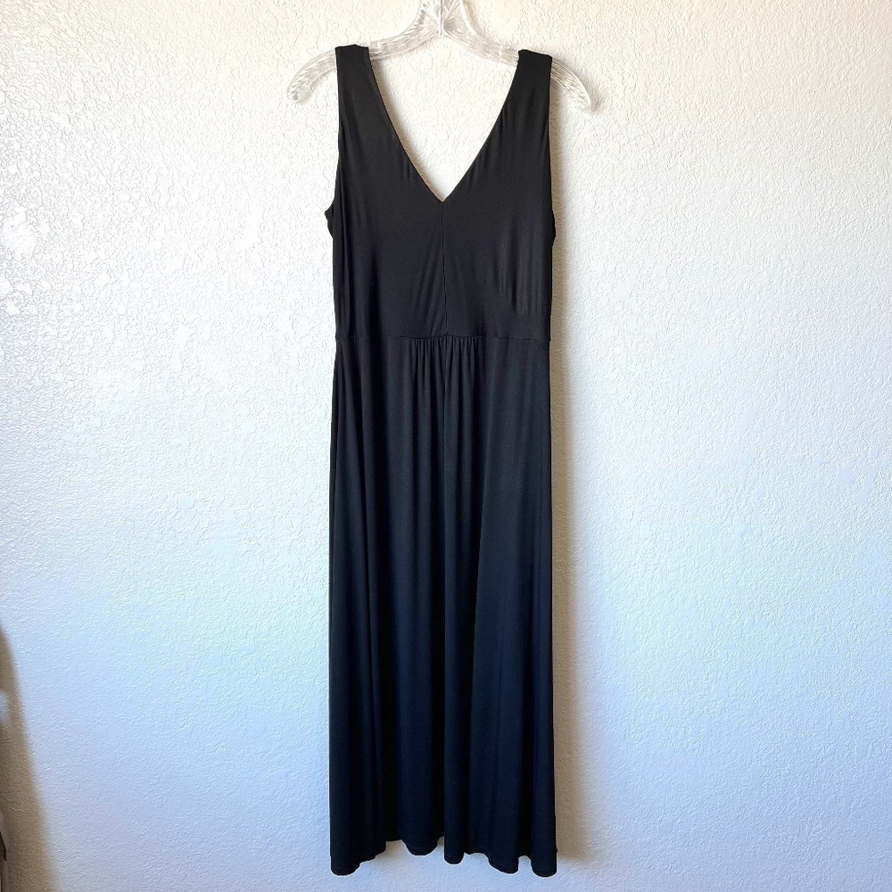 *FIRM PRICE* Boden jersey double V neck midi tank dress